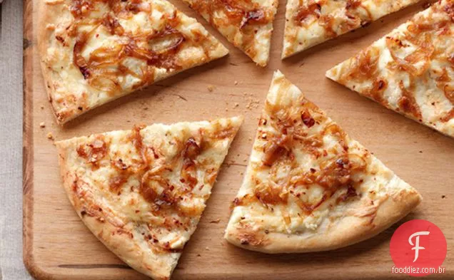 Pizza Branca E Dourada