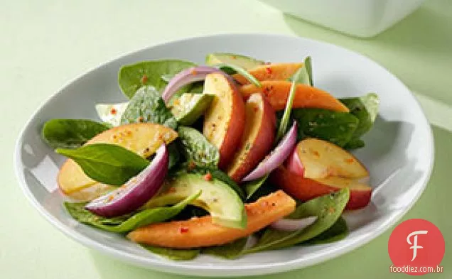 Salada de mamão e abacate