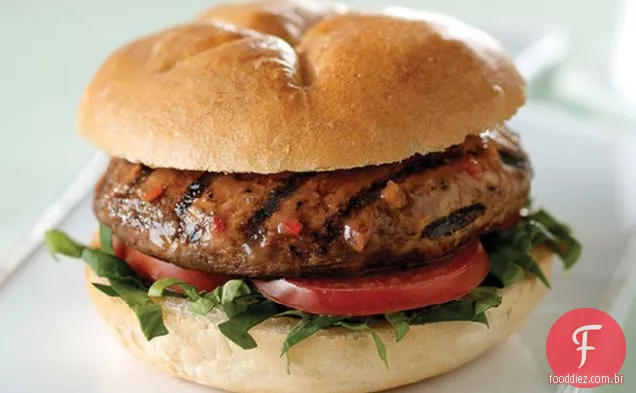 Sanduíche De Cogumelo Portobello Grelhado