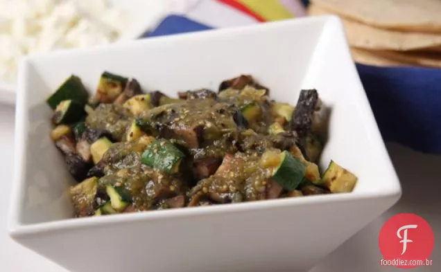 Portabello Grelhado E Tacos De Abobrinha