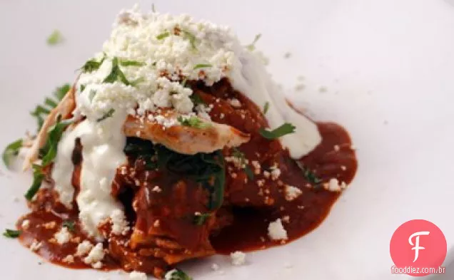 Chilaquiles-Caçarola De Tortilla Com Espinafre E Abobrinha