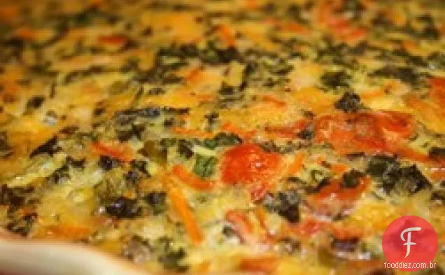Quiche Crustless Do Jardim De Verão