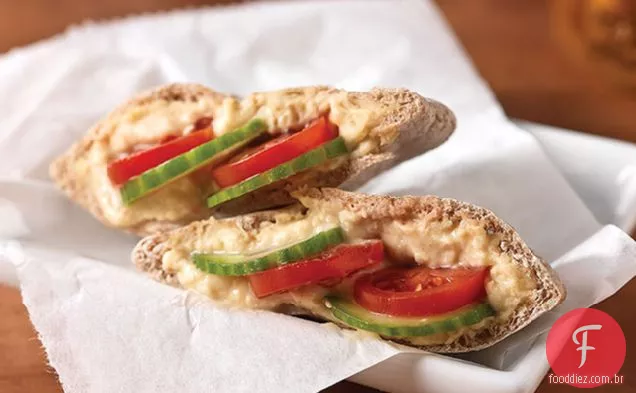 Hummus Mini-Pita Pockets