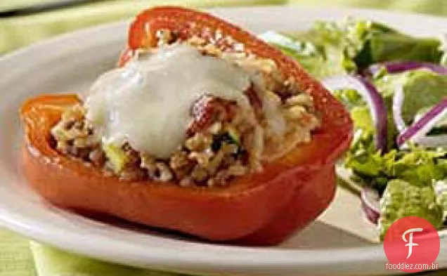 Pimentos Recheados Grelhados Italianos