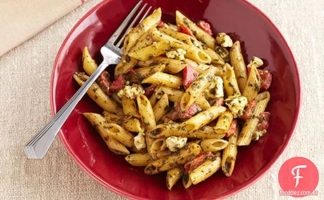 Macarrão Pesto Sem Tempo
