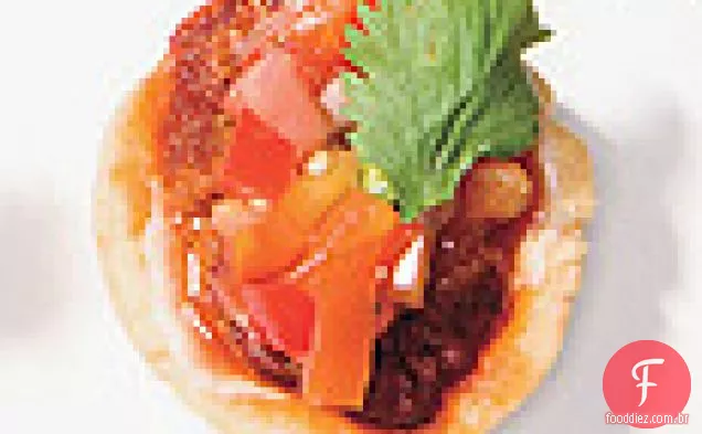 Chalupas com chouriço