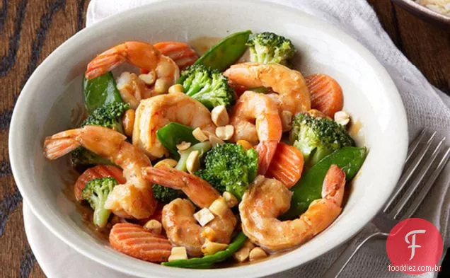 Fácil Camarão Stir-Fry