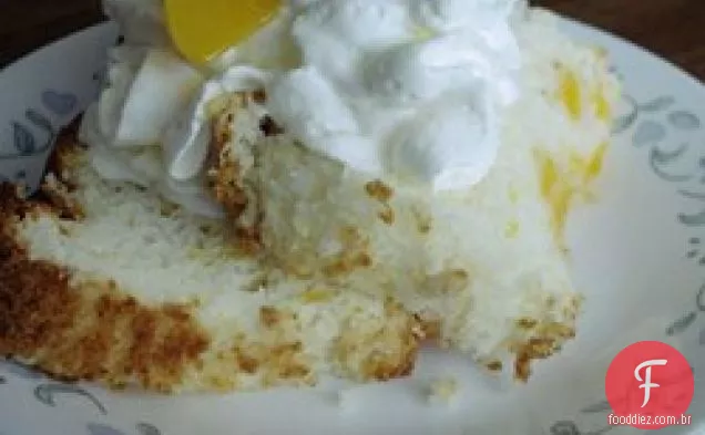 Peach Angel Food Cake
