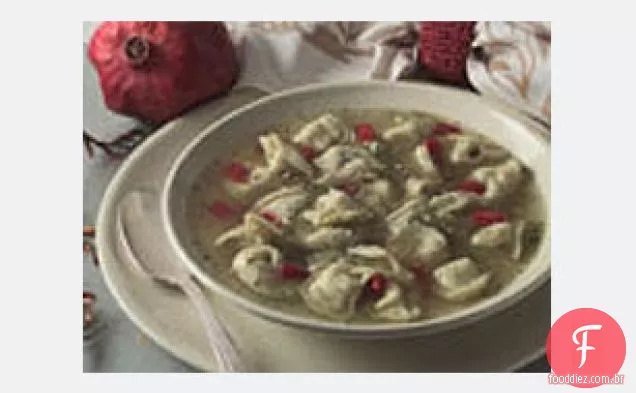 Fácil Tortellini Pesto Sopa