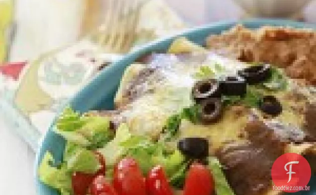 Enchiladas De Frango Com Molho Caseiro Chile Molho Enchilada