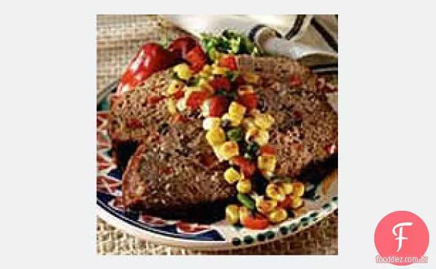 Bolo de carne picante com Salsa De Azeitona