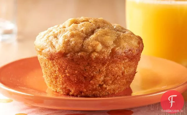 Manteiga De Amendoim-Muffins De Banana