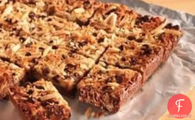 Barras de Caramelo De Chocolate com amêndoas