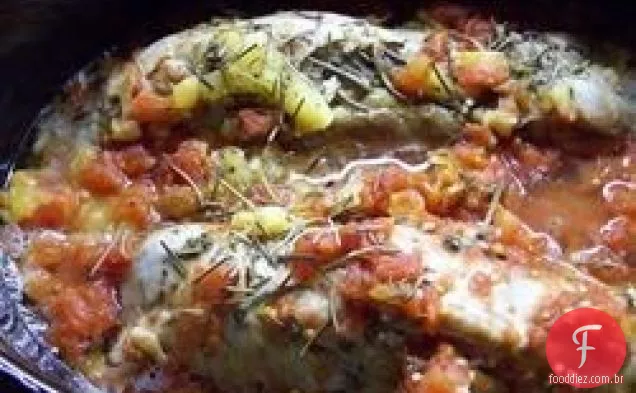 Abacaxi Siciliano Porco Assado
