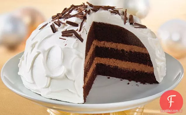 Cool WHIP Chocolate uma tigela Bliss Cake