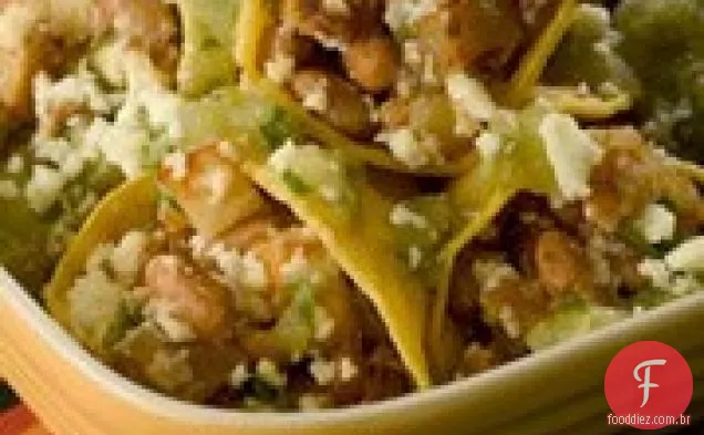 Enchiladas De Batata E Feijão