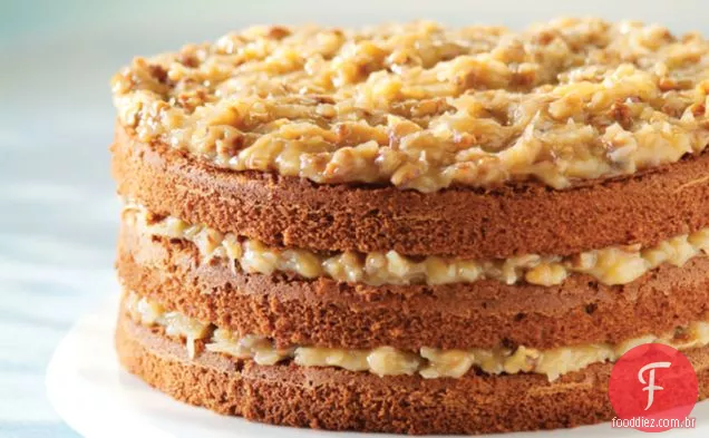 Bolo de Chocolate doce da Alemanha