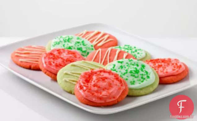Biscoitos Frutados Festivos Com Açúcar Reduzido