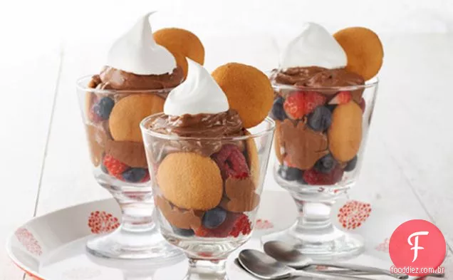 Chocolate-Berry Parfaits