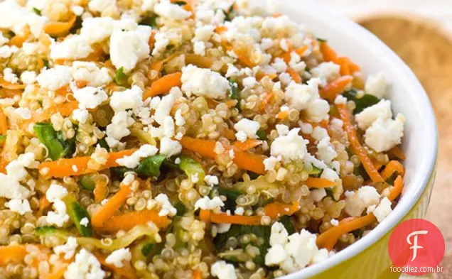 Quinoa com Feta e legumes
