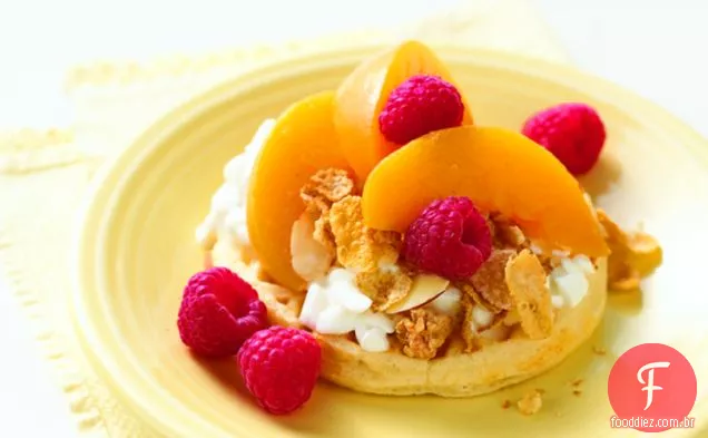 Peach Melba Breakfast 