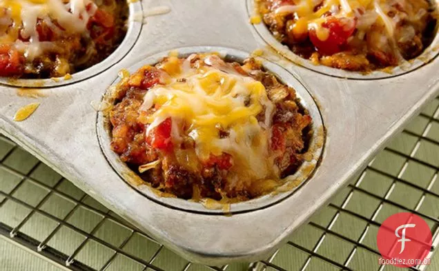 Molho De Queijo - Mini Meatloaves