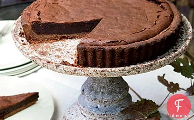 Chocolate-Bourbon Tart