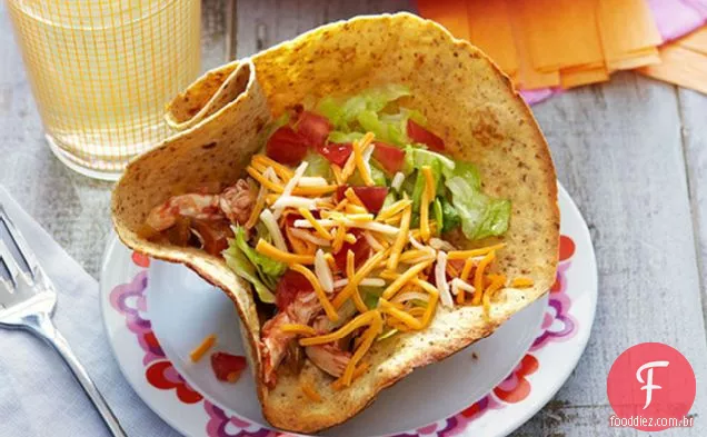 Chicken Tinga Tortilla Cups