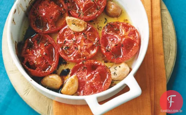 Tomates Assados Lentamente