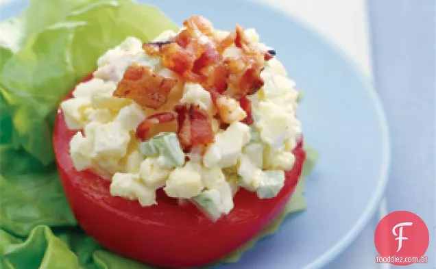Salada crocante de Bacon e ovo
