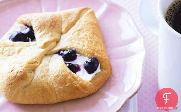 Blueberry-Rolos De Queijo