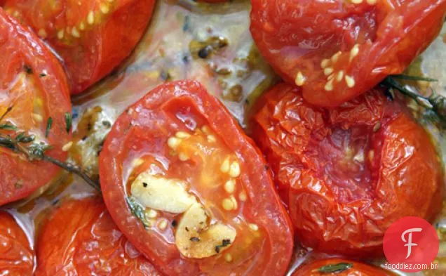 Tomates assados no forno