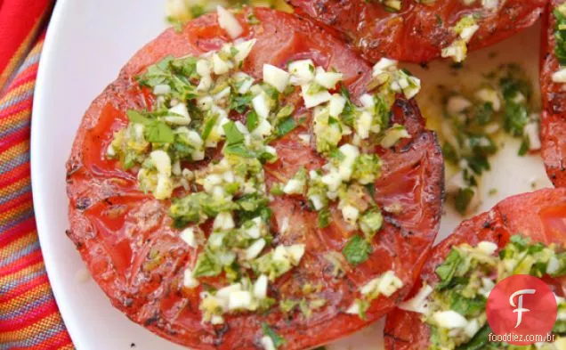 Tomates Grelhados Com Ervas E Limão