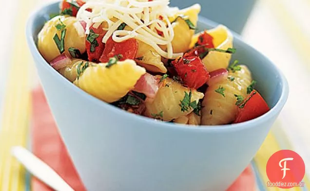 Conchas com salsa Cruda