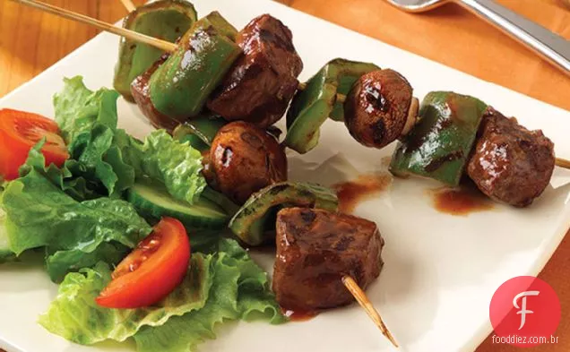 Clássico Bife Kabobs
