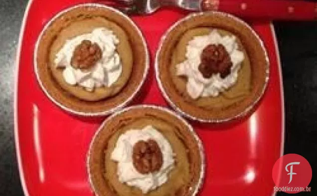 Mini Tortas De Abóbora De Batata Doce