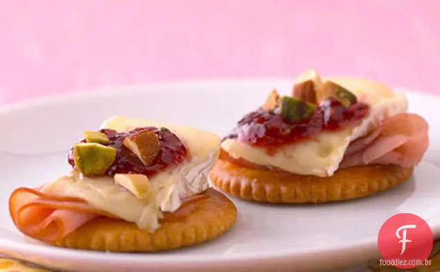 Framboesa-Brie RITZ Toppers