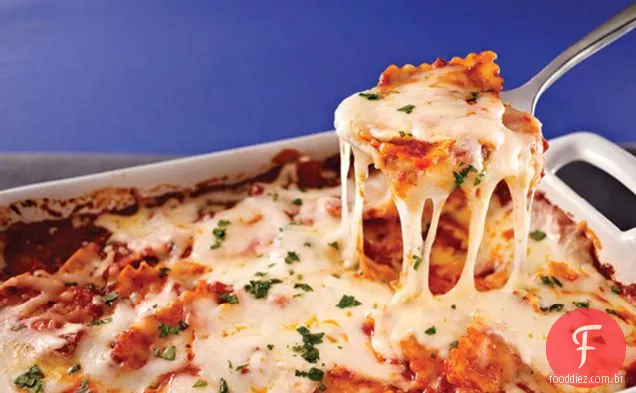 Ravioli sem barulho e assar queijo