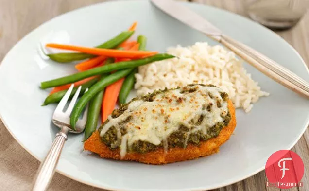 Frango Pesto Assado Crocante