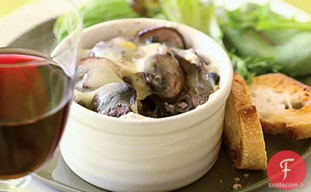 Gratinados De Cogumelos Bêbados