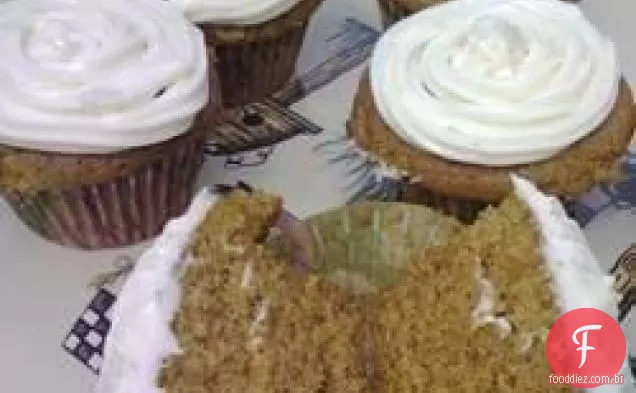 Cupcakes Com Especiarias De Abóbora Fofa