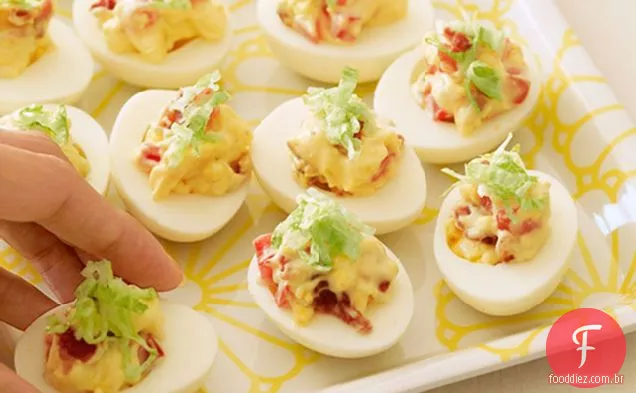 BLT Deviled Eggs