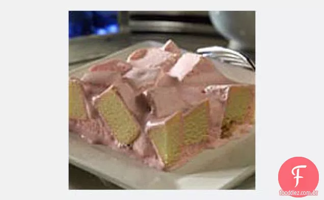 Strawberries ' N Cream Shortcake Squares