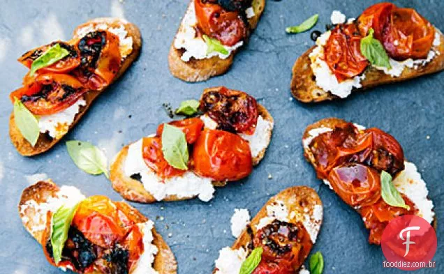 Tomate Caramelizado Bruschetta