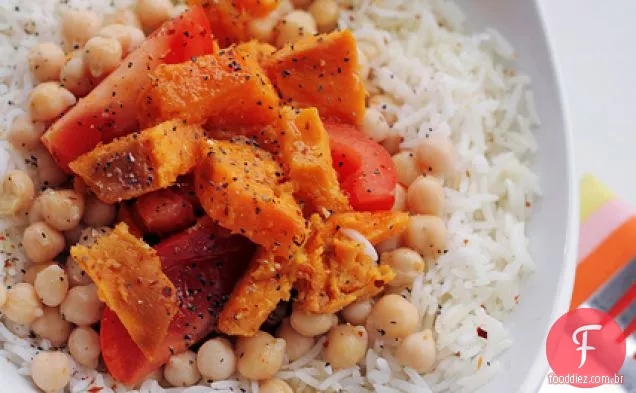 Arroz Branco, Batata-Doce E Tomate