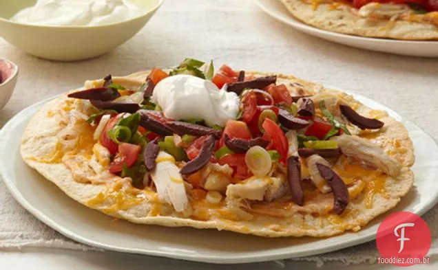 Chipotle-Frango Tostadas