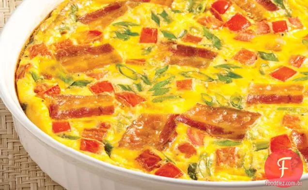 Queijo Bacon Frittata