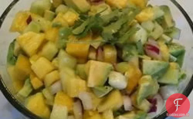 Salada Abacaxi Abacate