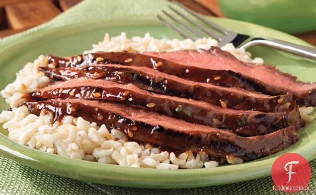 Bife De Flanco Grelhado Asiático