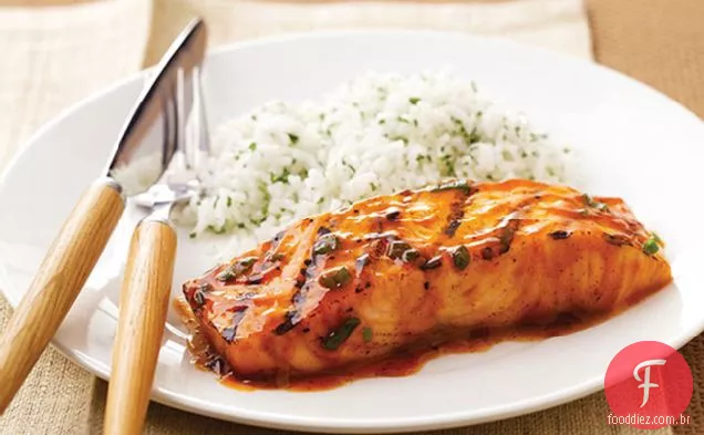 Salmão churrasco